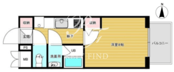 ティアラグレイス両国タワー 503 間取り図