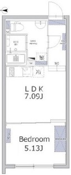 アレーロ西早稲田 103 間取り図