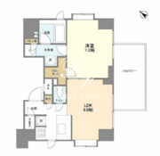 リバーレ月島 805 間取り図