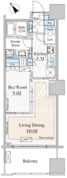 ウェンブリー表参道 503 間取り図