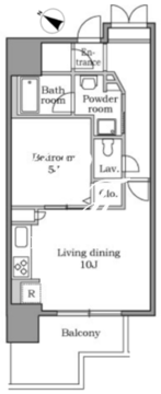 レジディア中延 1304 間取り図