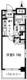 レジディア中落合 C404 間取り図