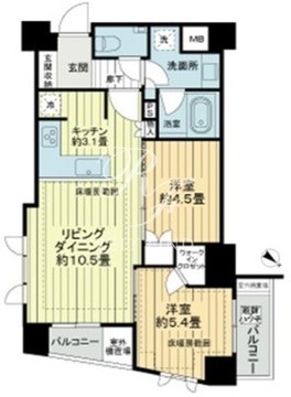 ザ・ライオンズ池袋 209 間取り図