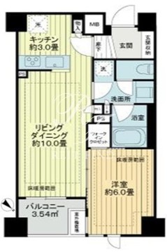 ザ・ライオンズ池袋 212 間取り図