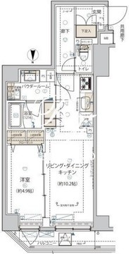 アルコバレーノ錦糸町 206 間取り図