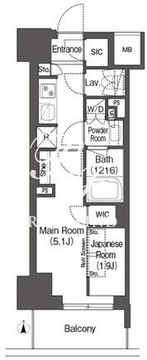 コンフォリア東新宿 315 間取り図