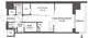 コンフォリア東新宿 1001 間取り図