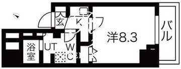 プレール・ドゥーク南千住 804 間取り図