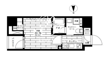 グランドコンシェルジュ蔵前 901 間取り図