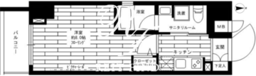 ステージグランデ上野松が谷 501 間取り図