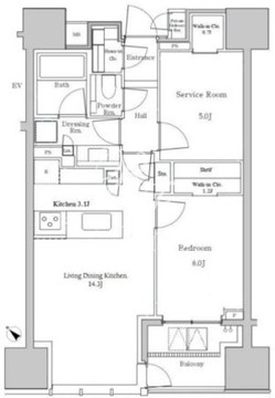 パークホームズ渋谷松濤 303 間取り図