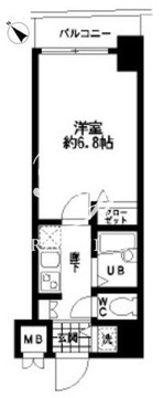 HF東日本橋レジデンス 1102 間取り図