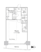 河田町ガーデン C-3405 間取り図
