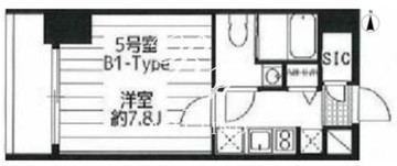 ドゥーエ西大島3 505 間取り図