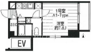 ドゥーエ西大島3 901 間取り図