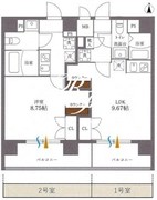 プラティーク日本橋水天宮 802 間取り図