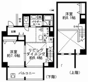 NTPRレジデンス芝浦 602 間取り図 ?>