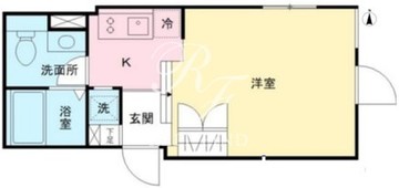 ラピス原宿2 104 間取り図