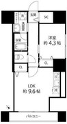 ティーズガーデン東陽町 102 間取り図