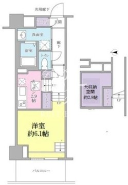 キーヌ・ブラン 419 間取り図