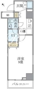 KDXレジデンス西新宿 208 間取り図