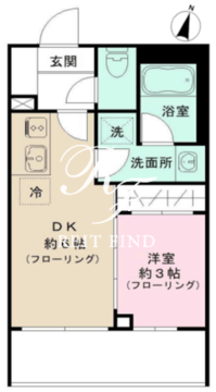 イプセ代々木上原DLX 402 間取り図