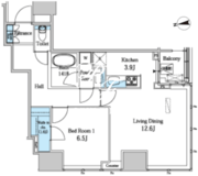 ホワイトタワー浜松町 204 間取り図