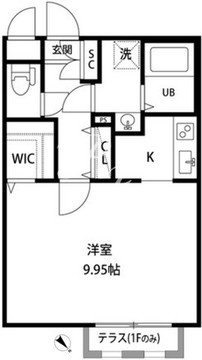 ZESTY幡ヶ谷 101 間取り図