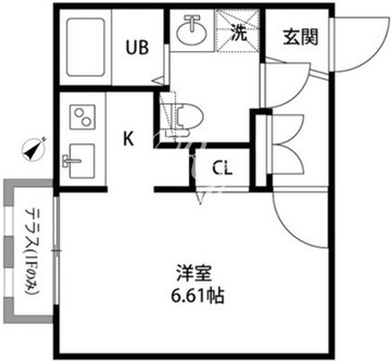 ZESTY幡ヶ谷 305 間取り図