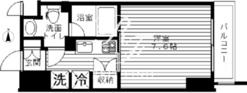 セリーズ門前仲町 406 間取り図