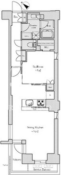 ブリリアイスト文京六義園 102 間取り図