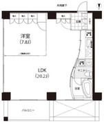 クイズ恵比寿 811 間取り図