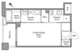 レジディアタワー中目黒 406 間取り図