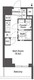 コンフォリア東新宿 606 間取り図