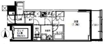 エスレジデンス曳舟 1202 間取り図