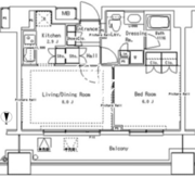 パークアクシス御茶ノ水ステージ 716 間取り図