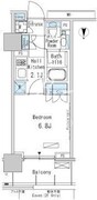 パークアクシス蒲田ステーションゲート 402 間取り図