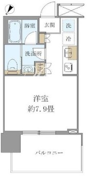 ブリリアタワー浜離宮 1002 間取り図