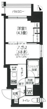 アイルプレミアム駒込 601 間取り図