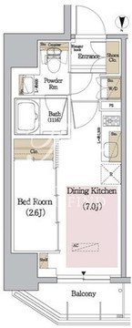 アーバネックス新御徒町 201 間取り図