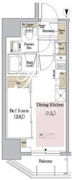 アーバネックス新御徒町 401 間取り図