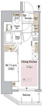 アーバネックス新御徒町 701 間取り図