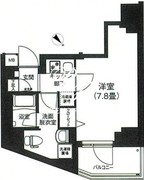 アイルプレミアム本駒込 803 間取り図