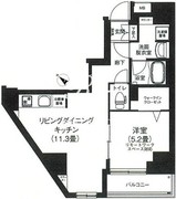 アイルプレミアム本駒込 1201 間取り図