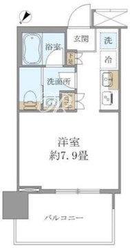 ブリリアタワー浜離宮 806 間取り図