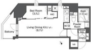 コンフォリア日暮里 304 間取り図