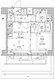 リルシア亀戸 801 間取り図