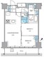 ルフォンプログレ渋谷ヒルトップ 1805 間取り図