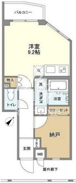 ディームス初台1 201 間取り図