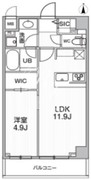 シーズンフラッツ押上テラス 103 間取り図